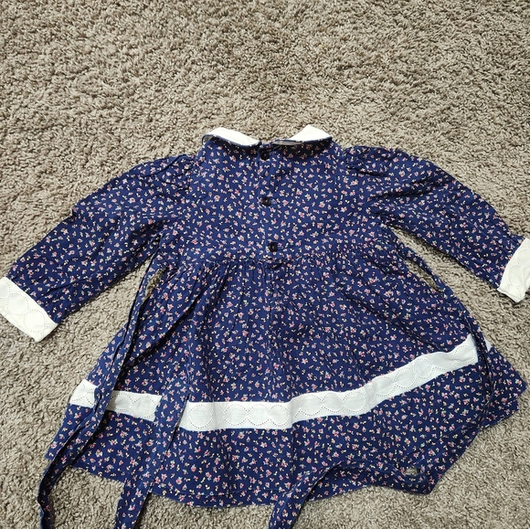 PEACHES 'N CREAM Vintage 1970s 1980s Toddler girls dress. SIZE 2T - Picture 5 of 6